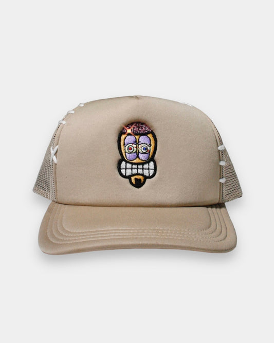 SIGNATURE TRUCKER HAT - BEIGE (PRE-ORDER)