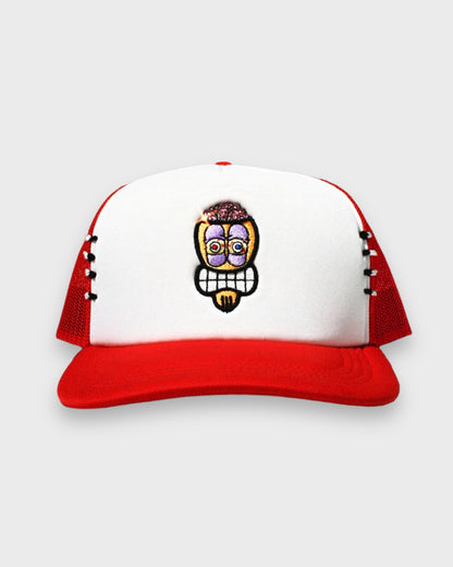 SIGNATURE TRUCKER HAT - RED/WHITE (PRE-ORDER)