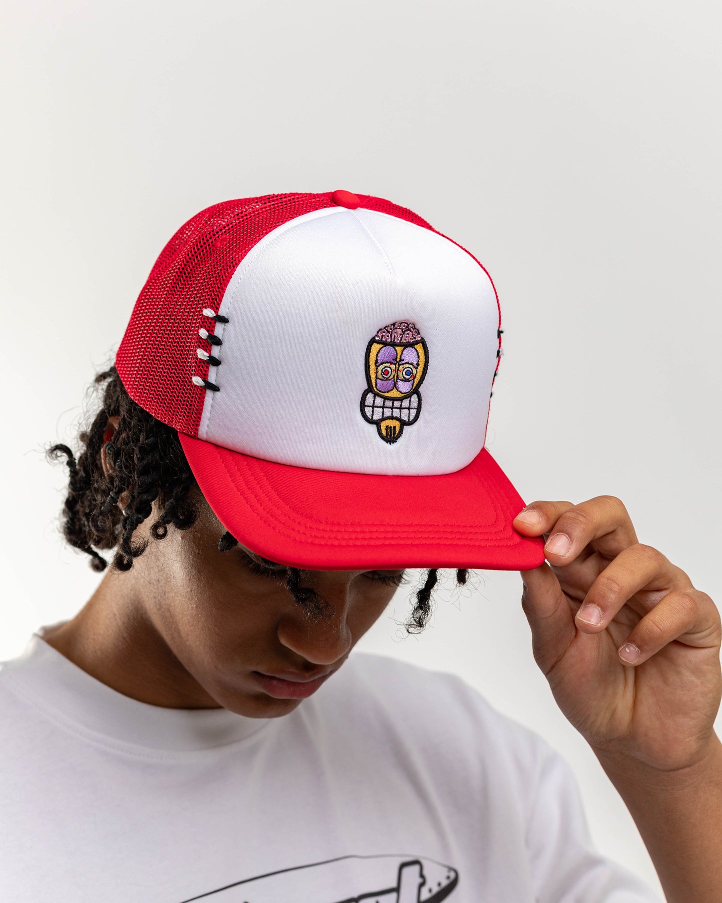 SIGNATURE TRUCKER HAT - RED/WHITE (PRE-ORDER)