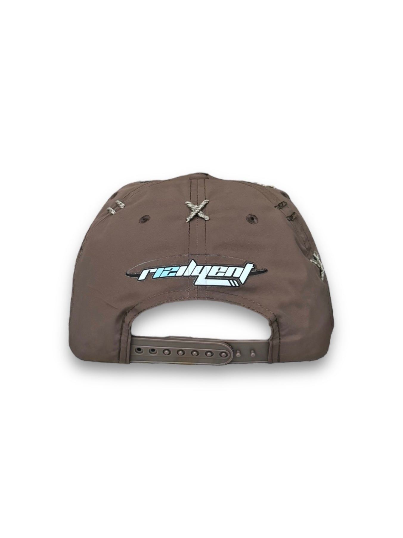 NYLON SNAPBACK HAT - UMBER