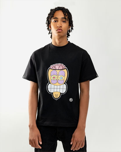 RI2ILYENT LOGO HEAD TEE - BLACK